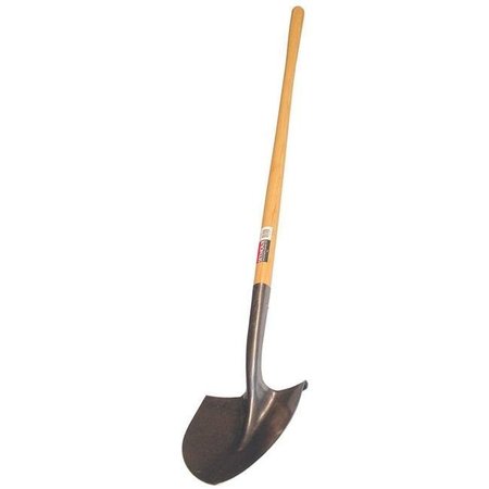 PIPERS PIT Professional Round Point Shovel, 42 in Wood Handle PI82219